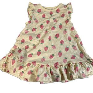 NWT Garanimals Baby Girl Flutter Sleeve Dress - 12 Months